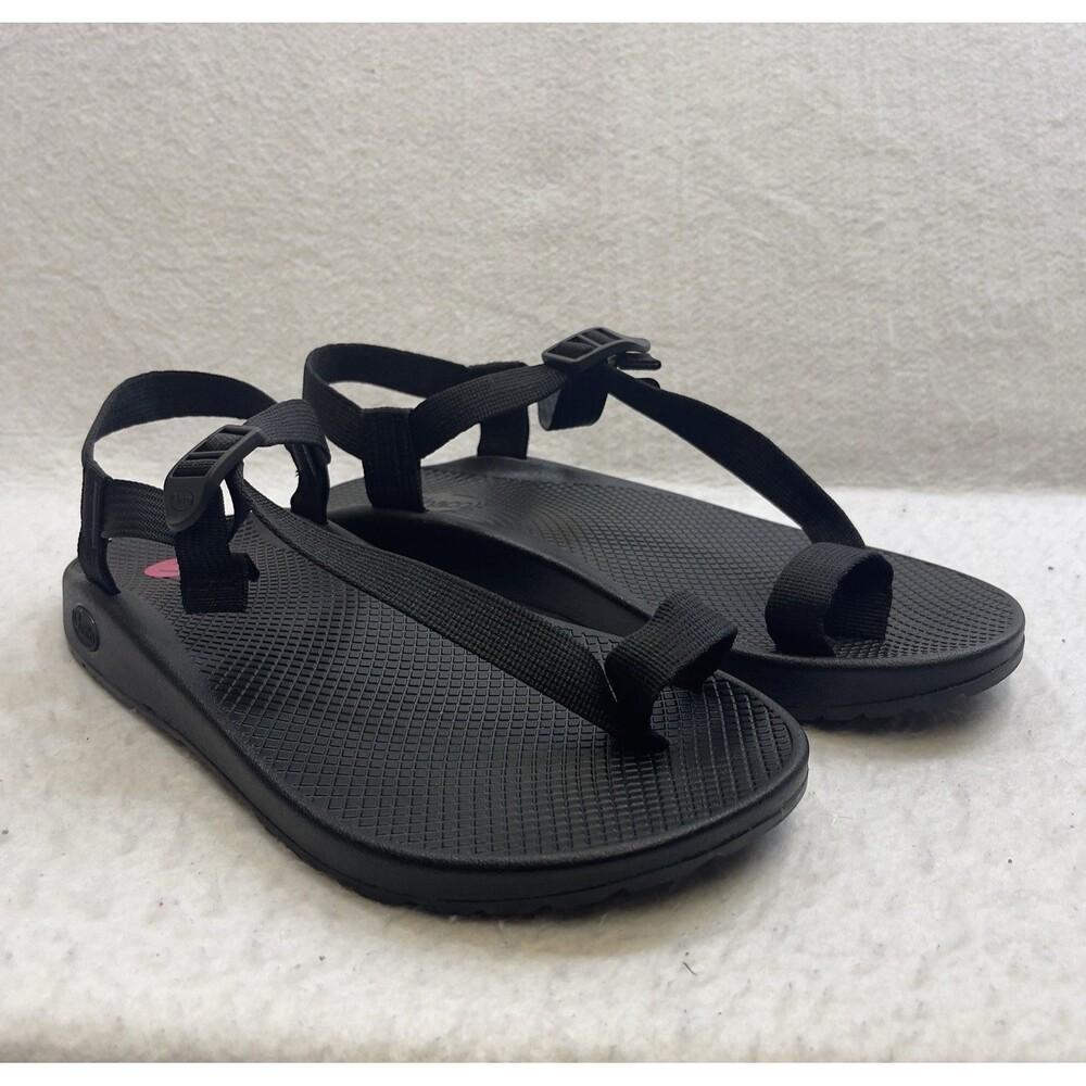 Chaco Sandals Men 11 Black Midnight Bodhi Belt Toe Loop Strap Hiking Beach Shoes